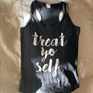“treat yo self” Muscle Tee